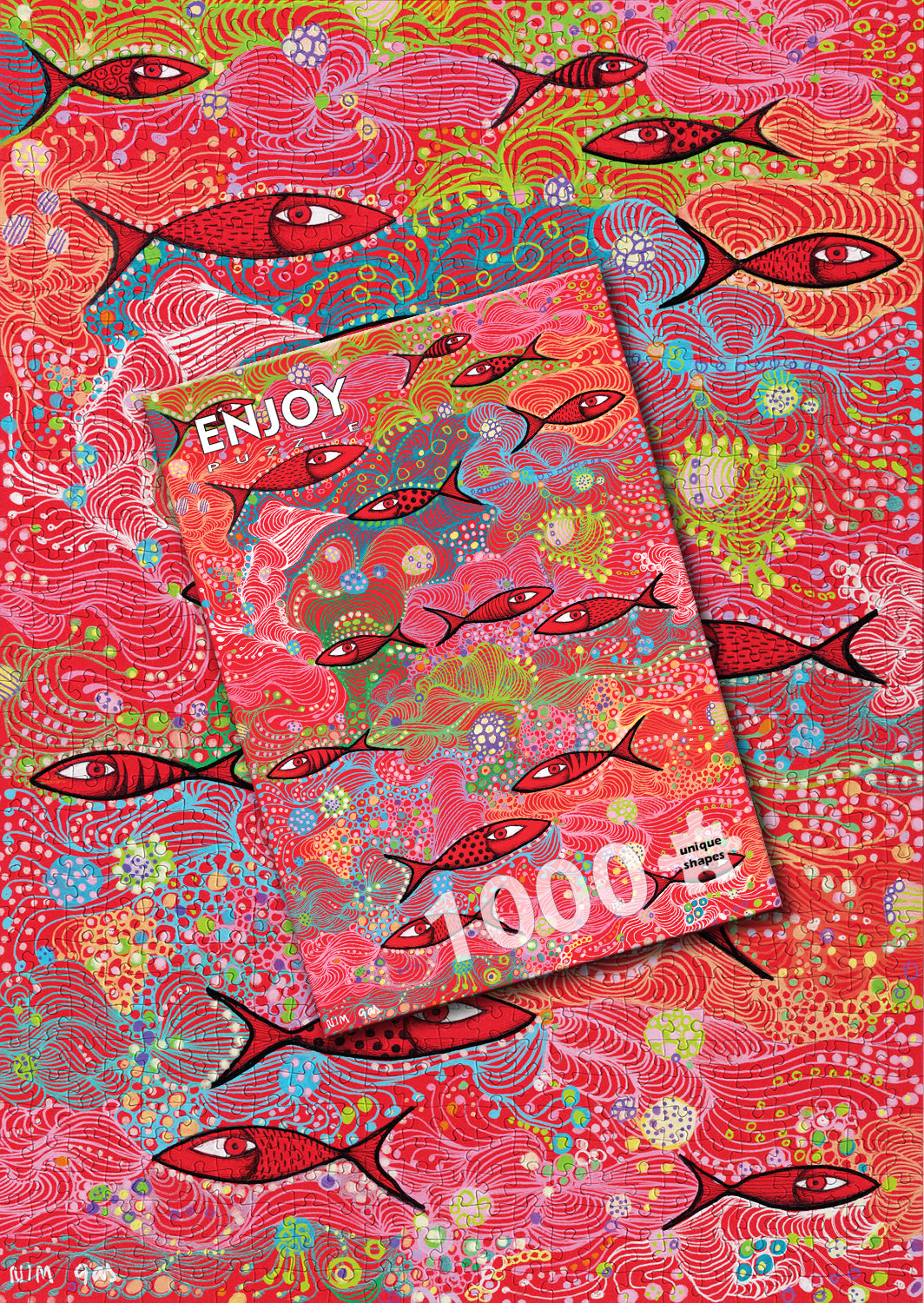 1000 Pieces Jigsaw Puzzle - Deep Red (2011)