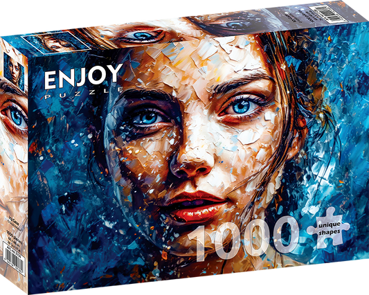 1000 Pieces Jigsaw Puzzle - Icy Gaze (2136)