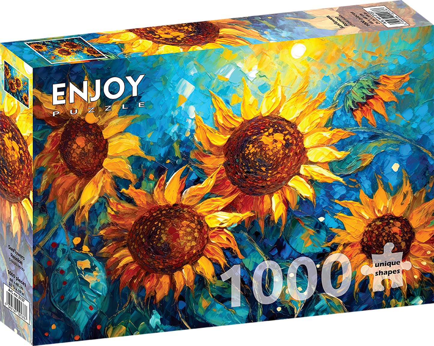 1000 Pieces Jigsaw Puzzle - Sunflowers Reunion (2137)