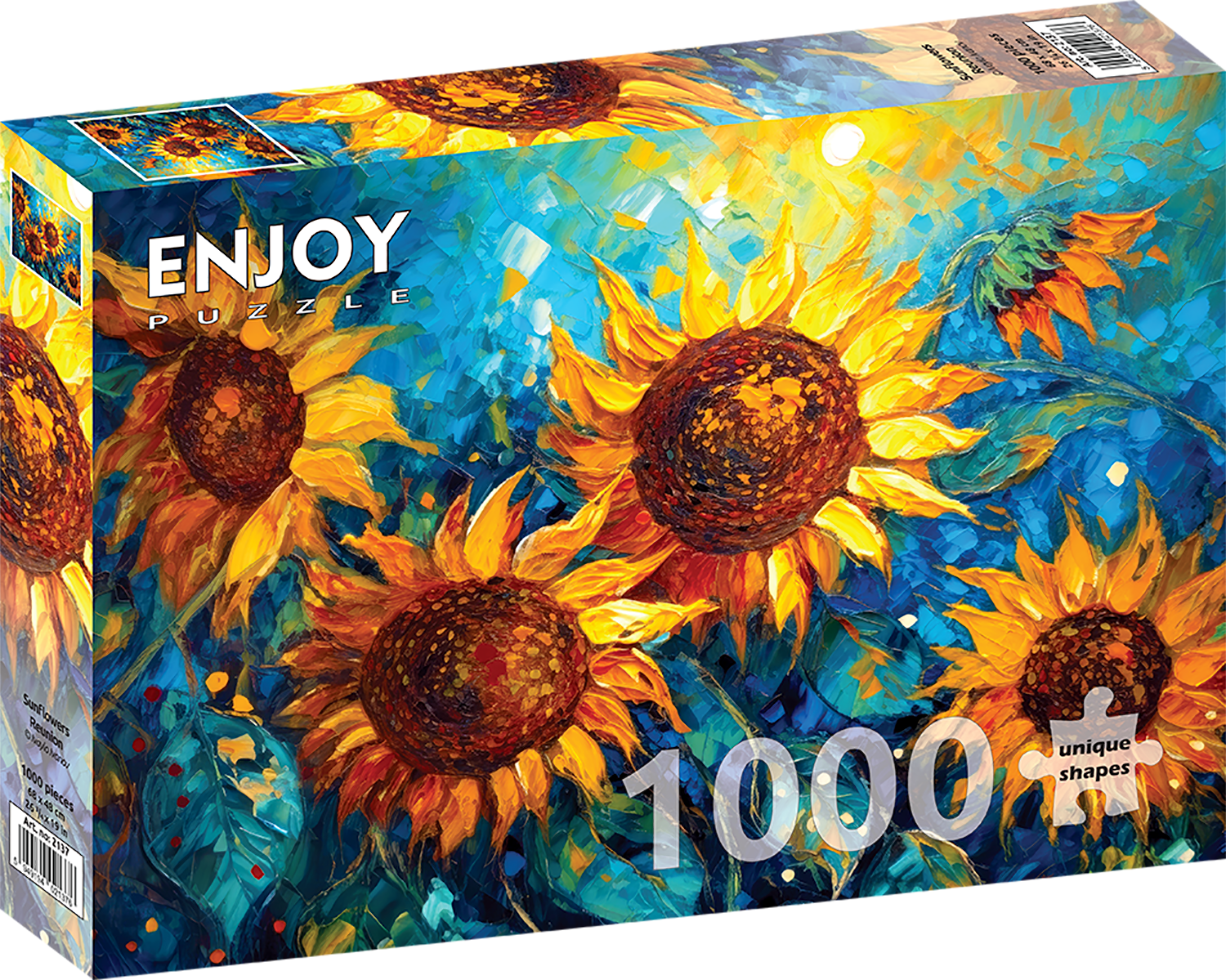 1000 Pieces Jigsaw Puzzle - Sunflowers Reunion (2137)