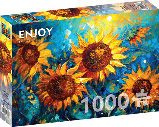 1000 Pieces Jigsaw Puzzle - Sunflowers Reunion (2137)