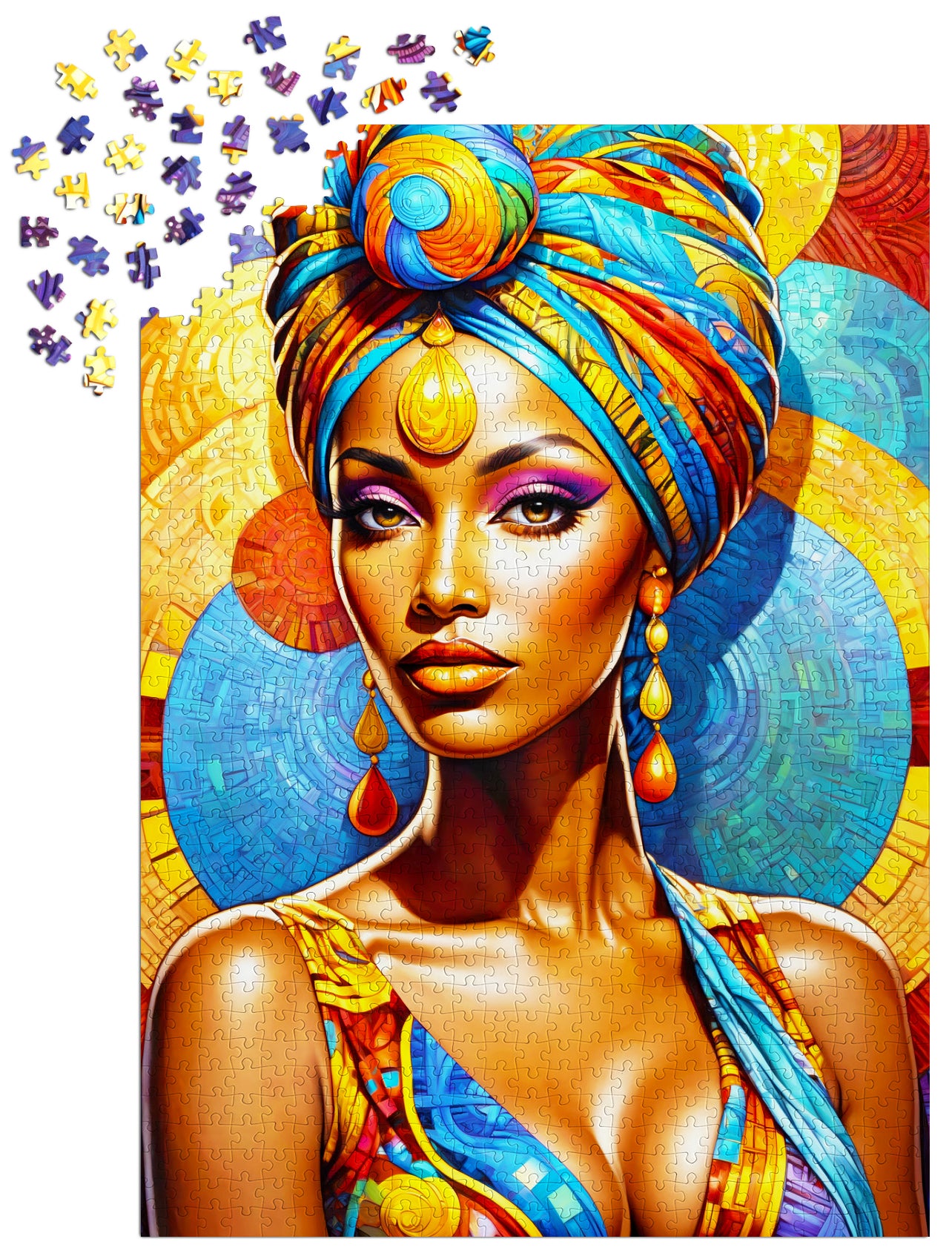 1000 Pieces Jigsaw Puzzle - African Beauty (2139)