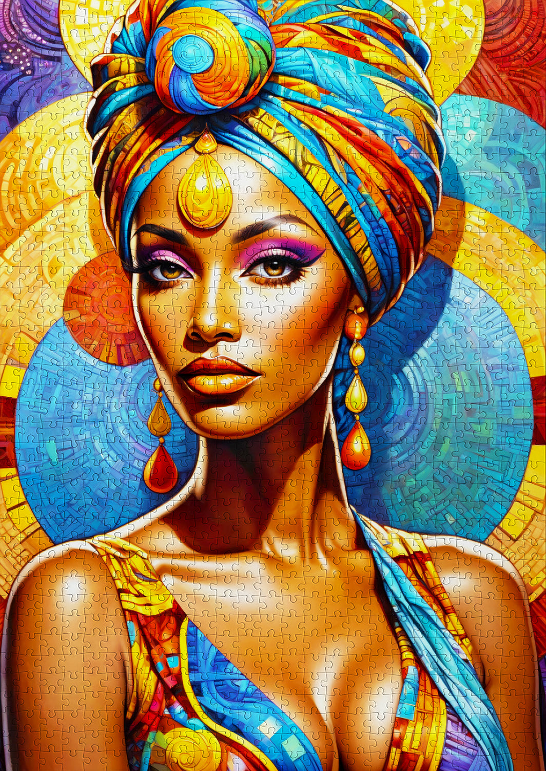 1000 Pieces Jigsaw Puzzle - African Beauty (2139)