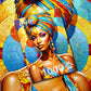 1000 Pieces Jigsaw Puzzle - African Beauty (2139)