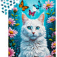 1000 Pieces Jigsaw Puzzle - White Cat (2140)