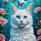 1000 Pieces Jigsaw Puzzle - White Cat (2140)