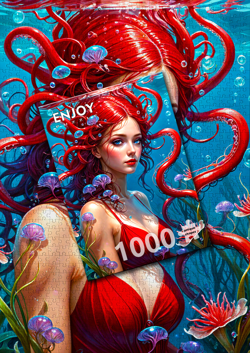 1000 Pieces Jigsaw Puzzle - Ginger Mermaid (2141)