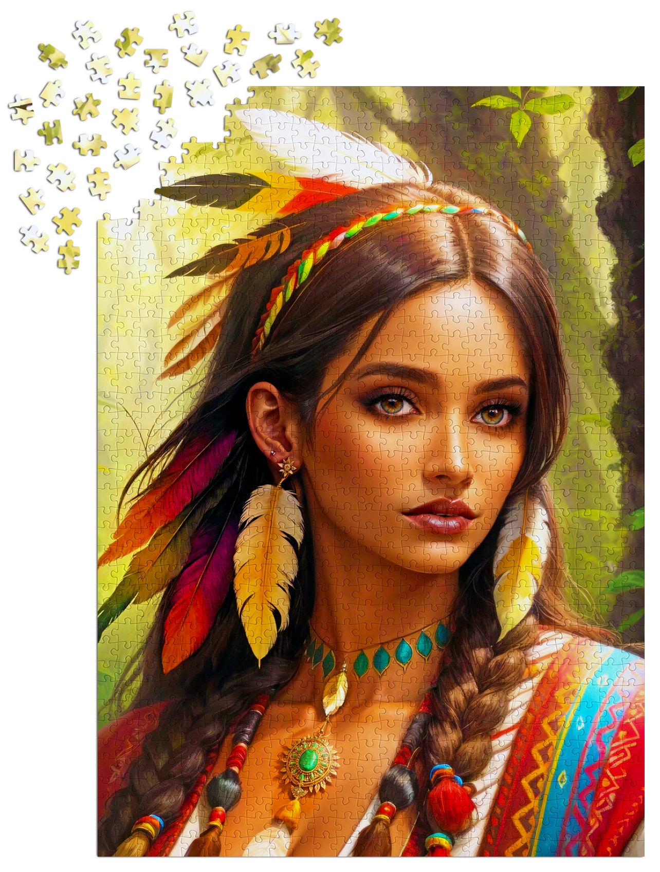 1000 Pieces Jigsaw Puzzle - The Native (2144)
