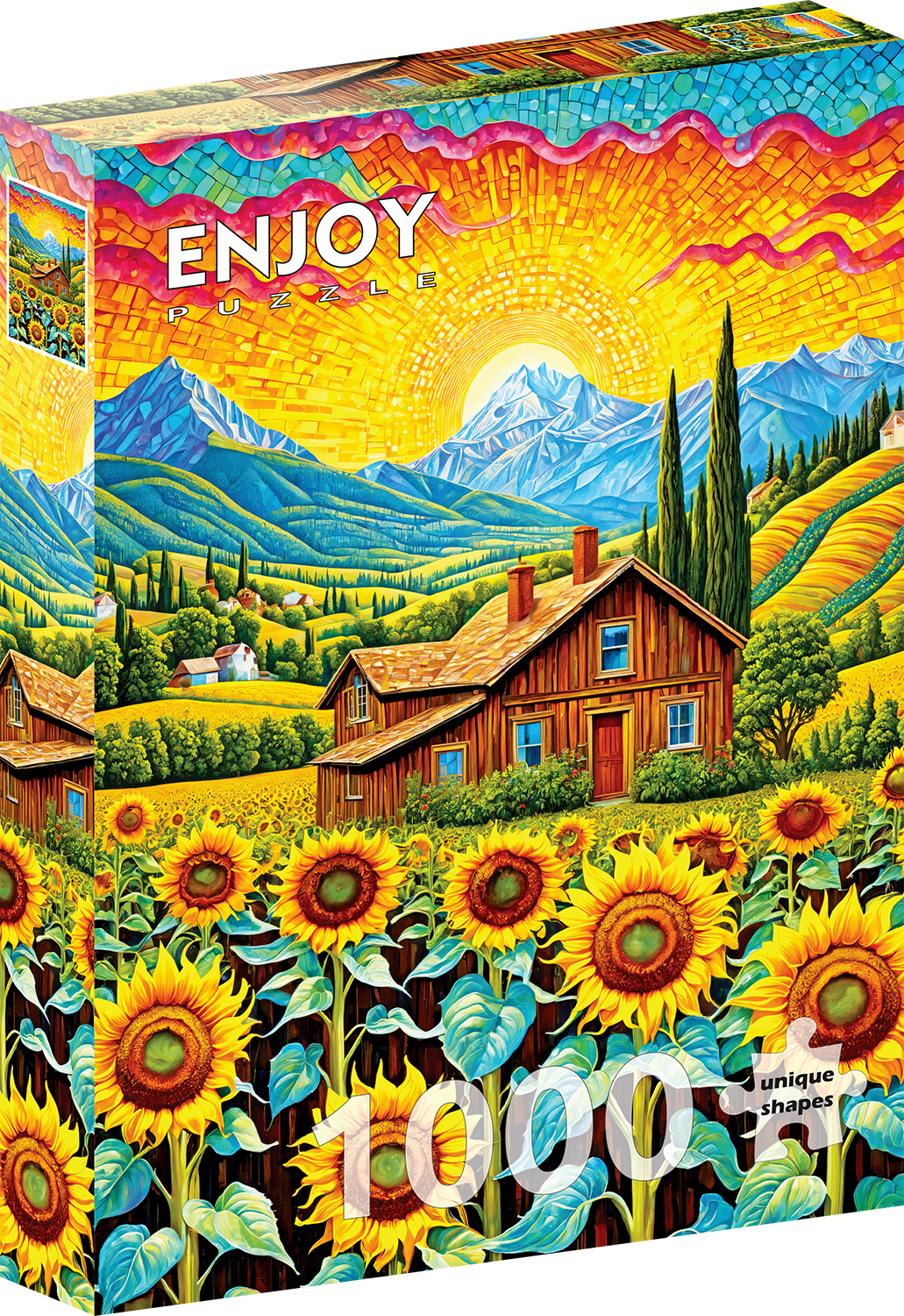 1000 Pieces Jigsaw Puzzle - Sunflower House (2145)