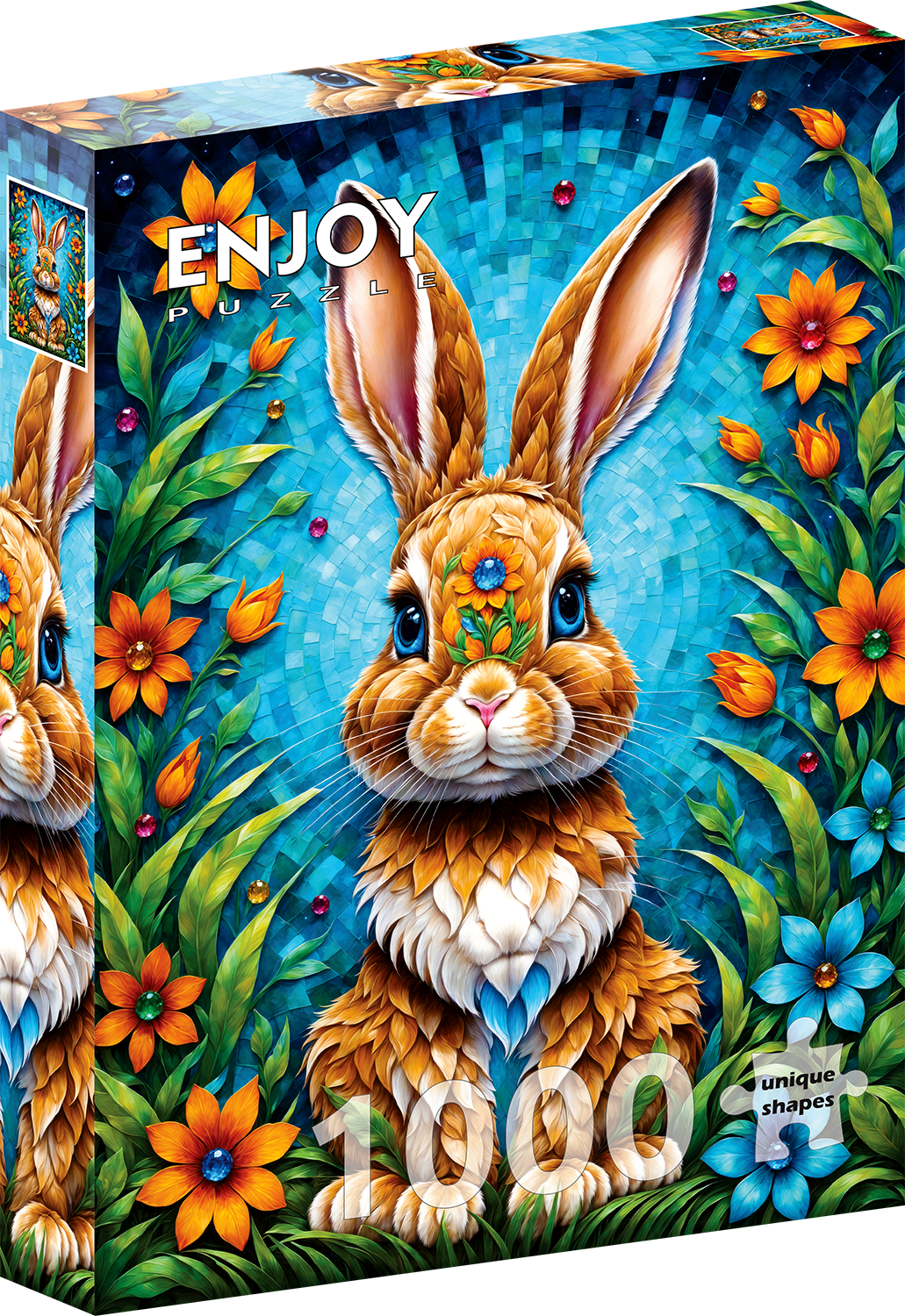 1000 Pieces Jigsaw Puzzle - Garden Bunny (2149)