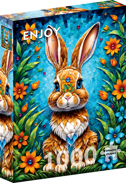 1000 Pieces Jigsaw Puzzle - Garden Bunny (2149)