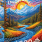 1000 Pieces Jigsaw Puzzle - Sunrise Landscape (2154)