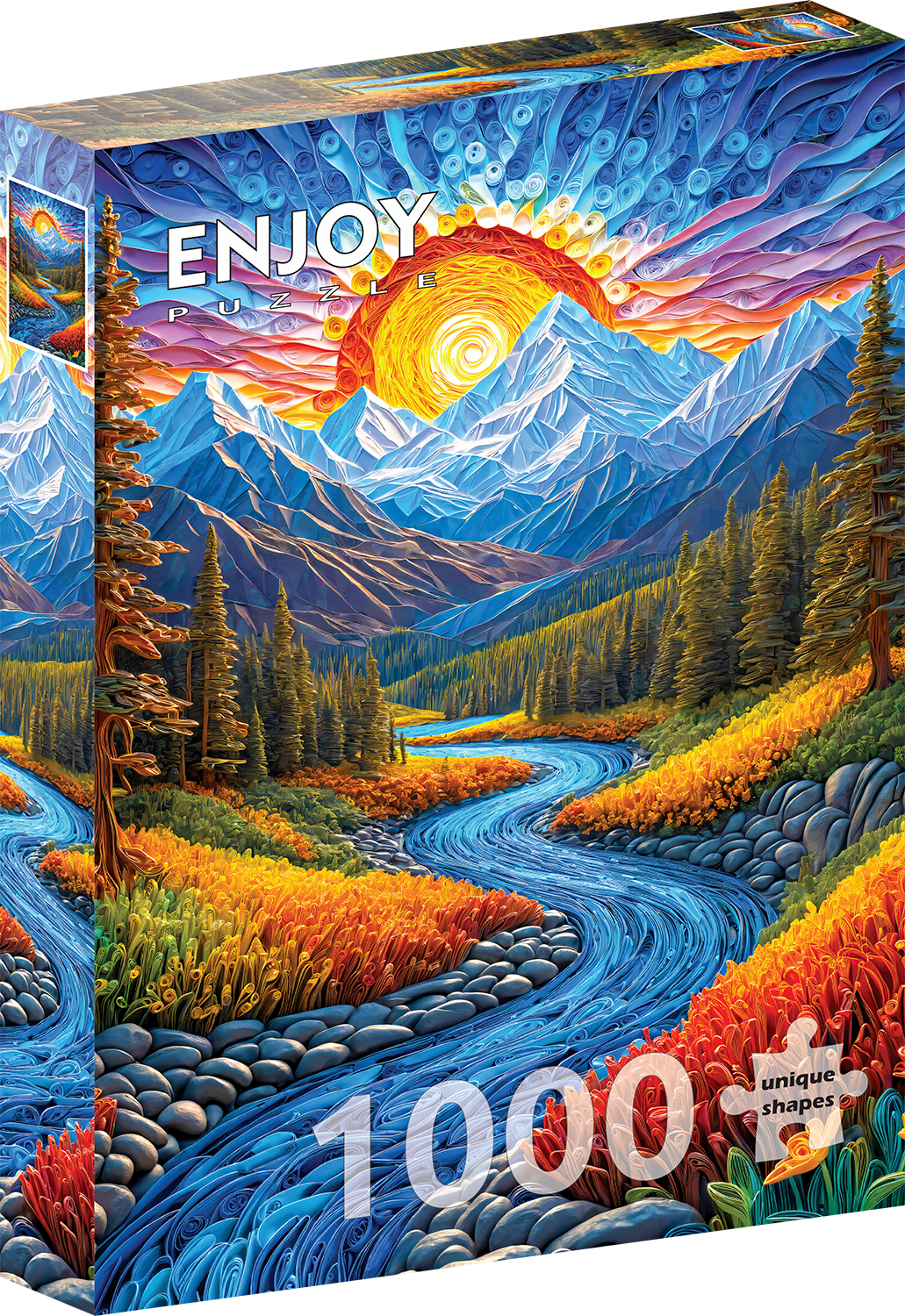 1000 Pieces Jigsaw Puzzle - Sunrise Landscape (2154)
