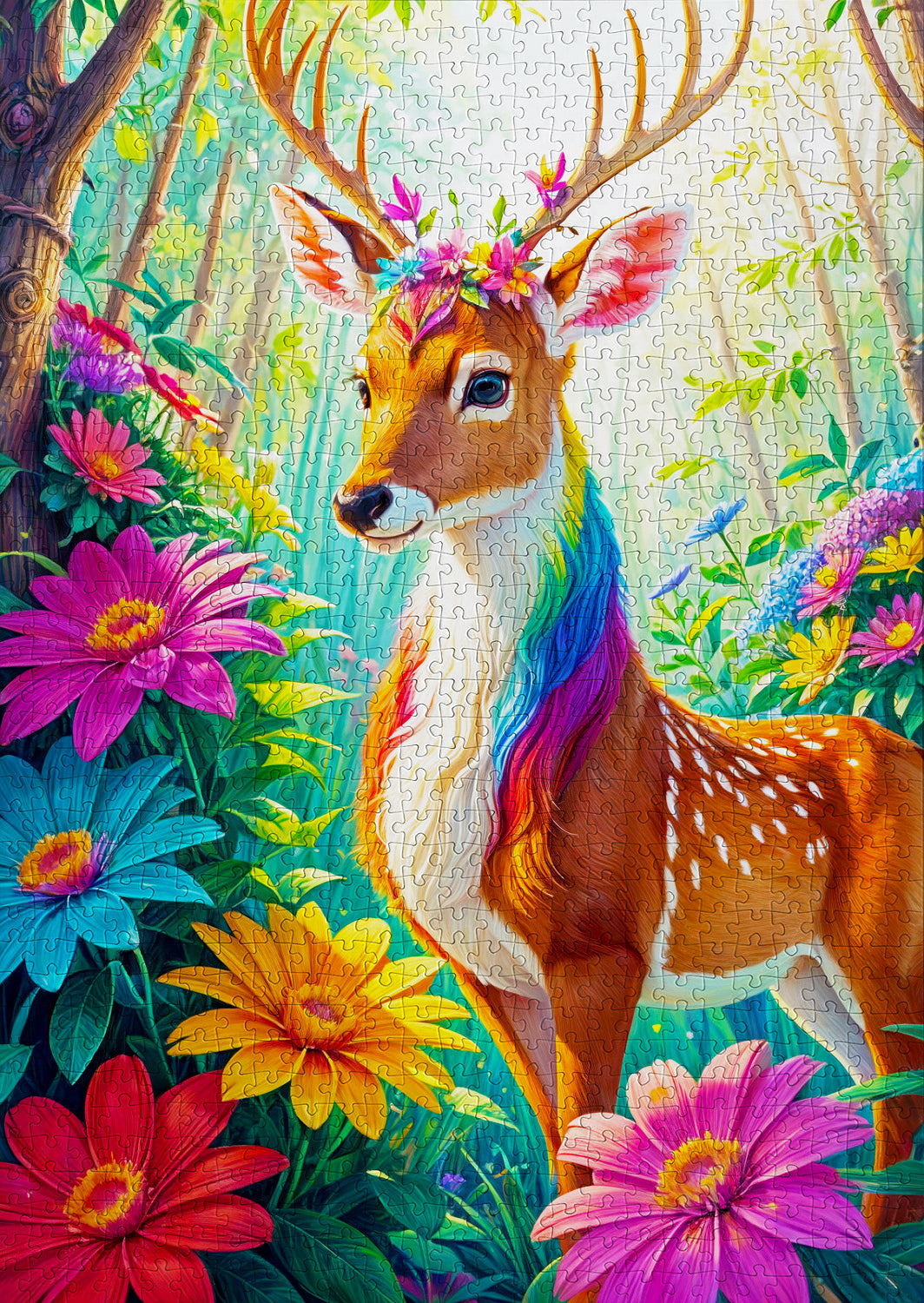 1000 Pieces Jigsaw Puzzle - Magical Deer (2155)