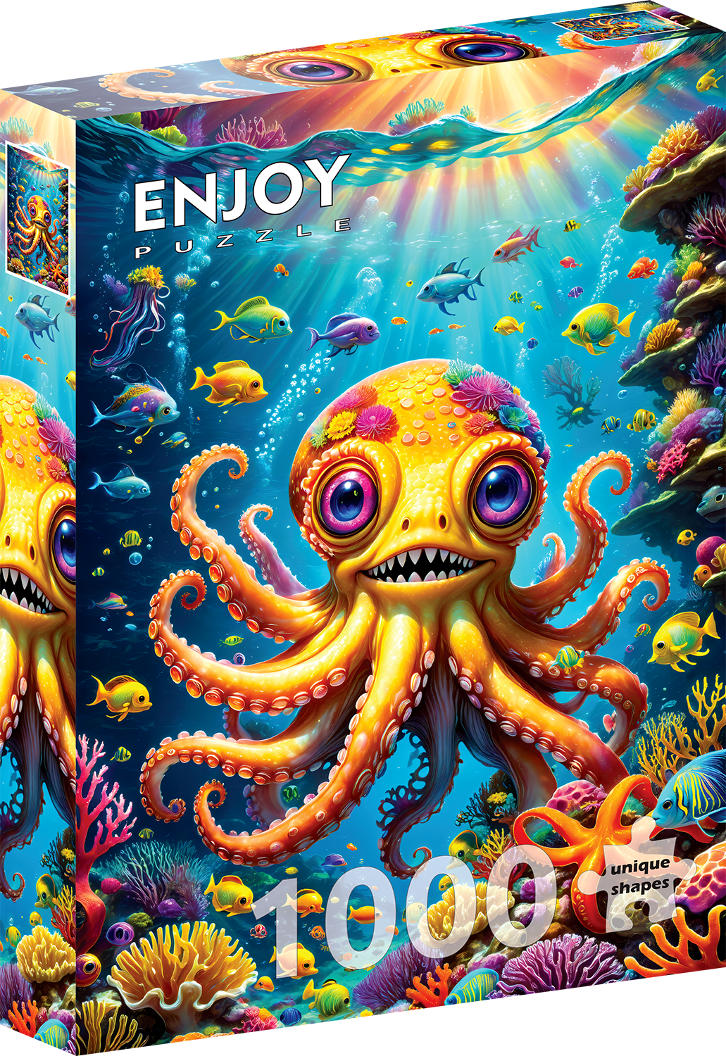 1000 Pieces Jigsaw Puzzle - Cute Octopus (2158)