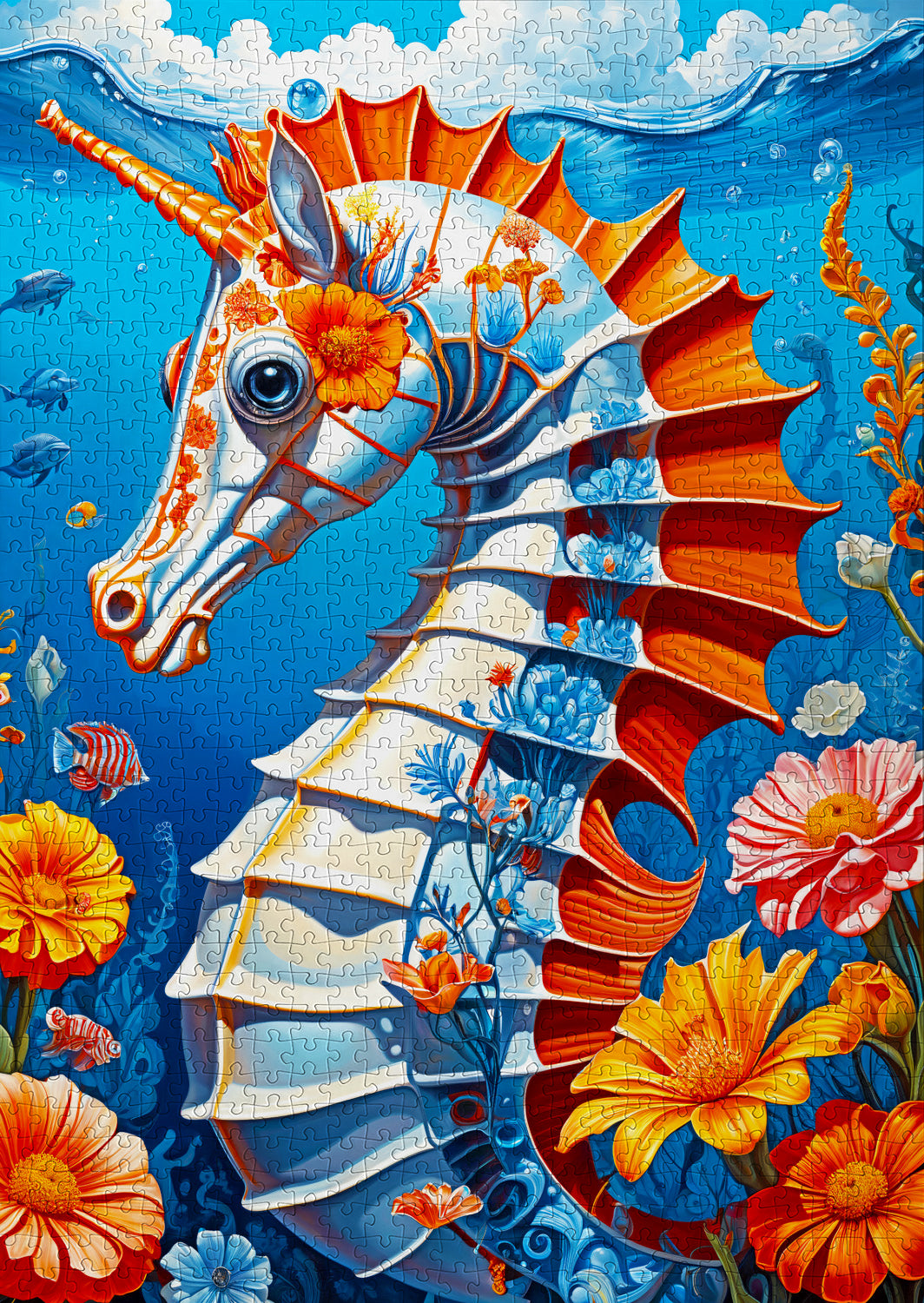 1000 Pieces Jigsaw Puzzle - Sea Horse (2159)