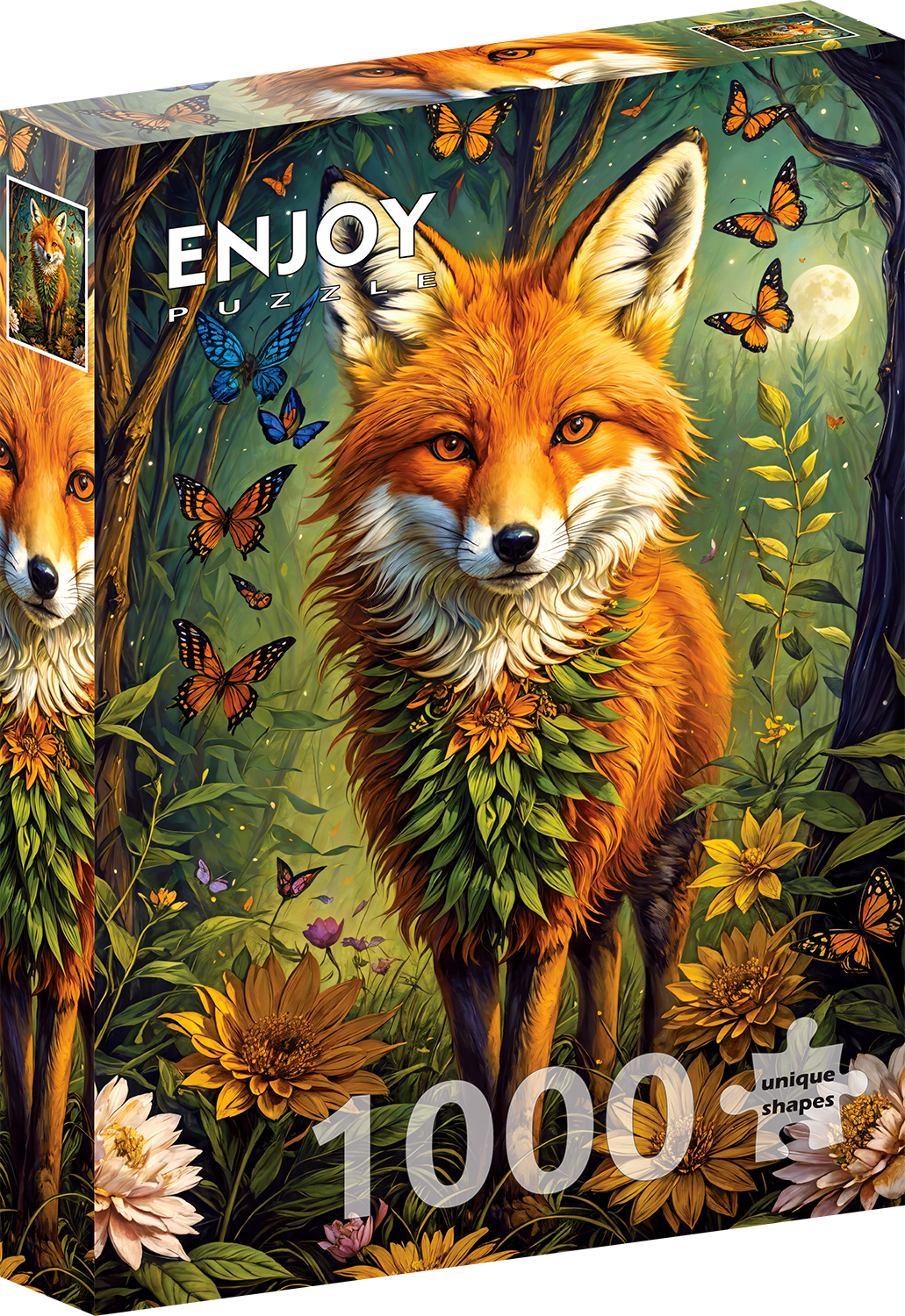 1000 Pieces Jigsaw Puzzle - Enchanted Fox (2162)