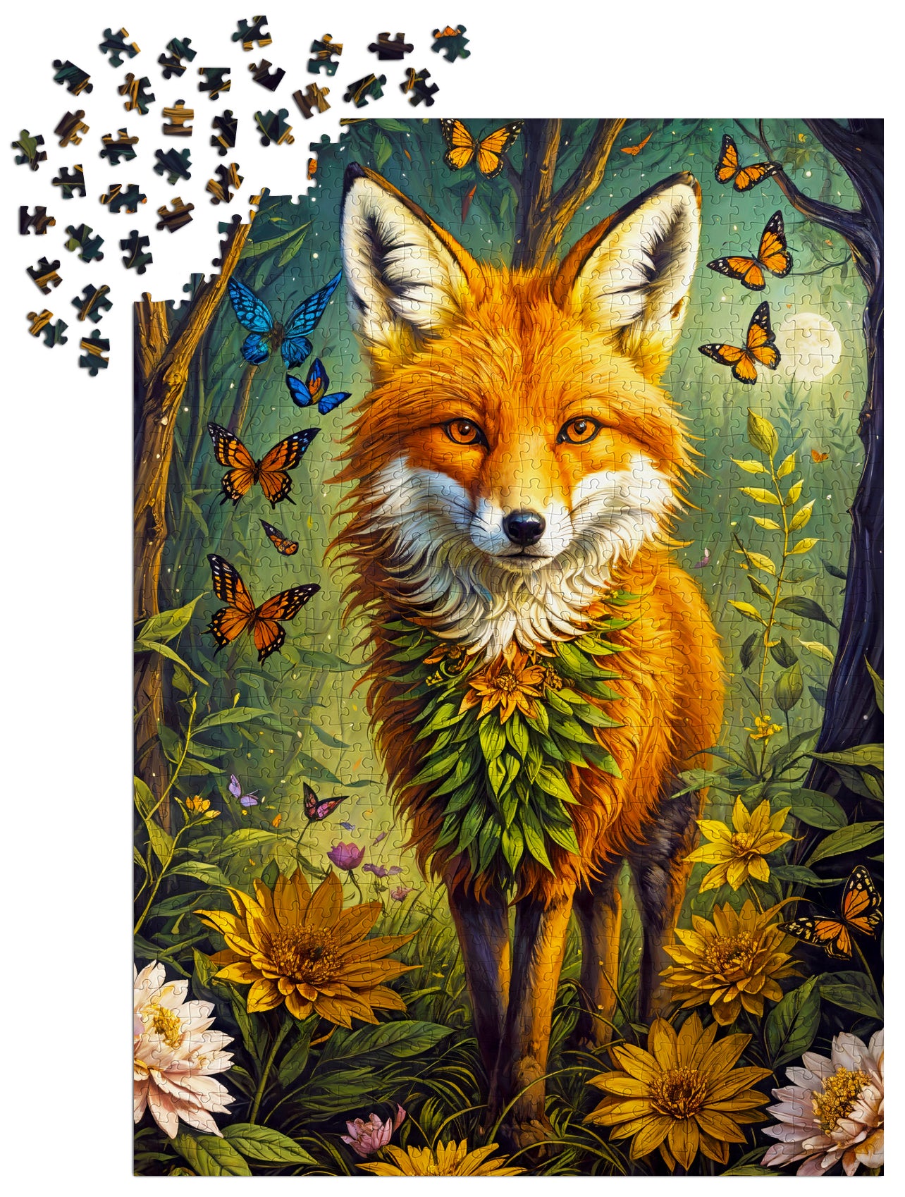 1000 Pieces Jigsaw Puzzle - Enchanted Fox (2162)