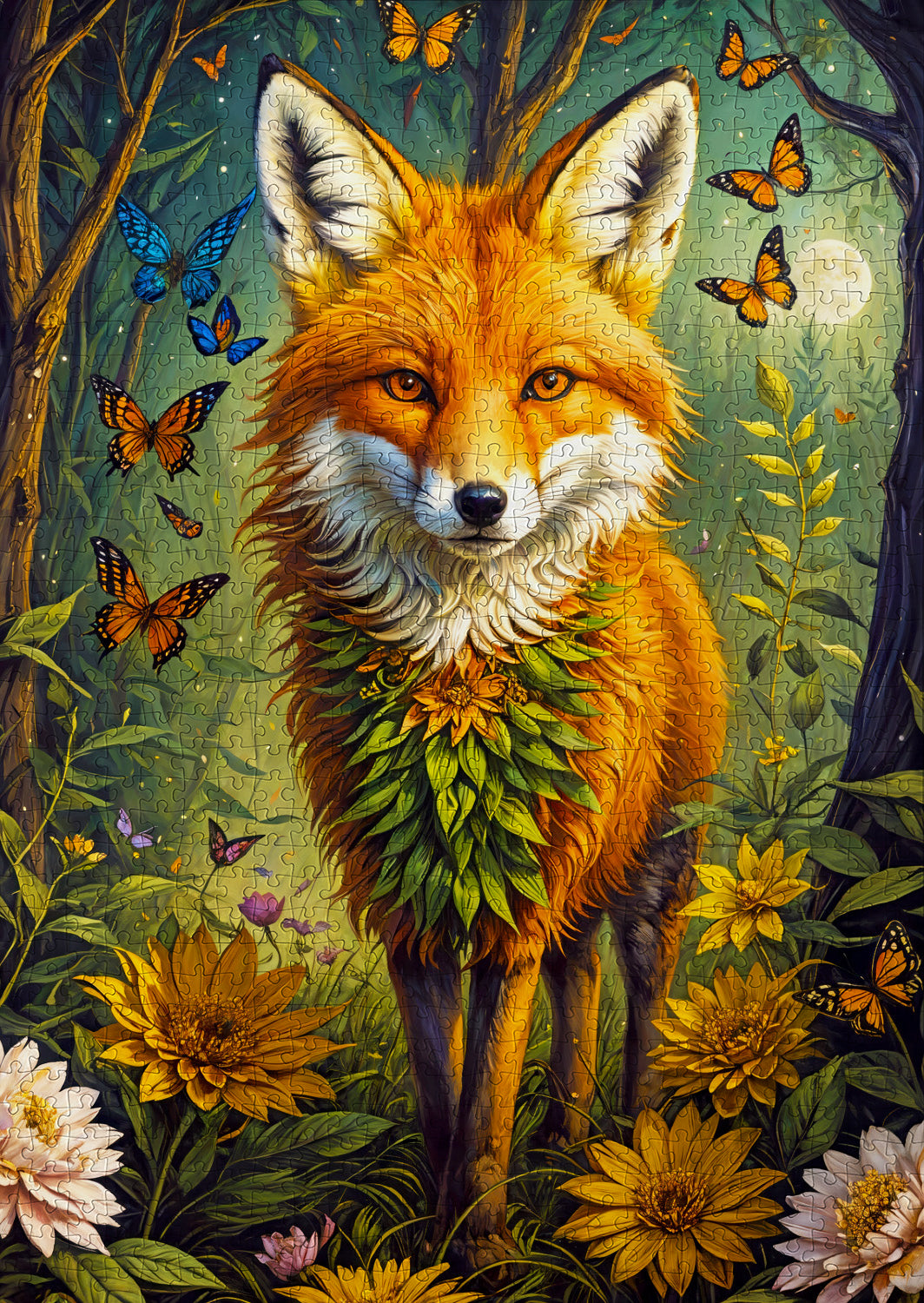 1000 Pieces Jigsaw Puzzle - Enchanted Fox (2162)