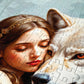 1000 Pieces Jigsaw Puzzle - Lady and the Wolf (2165)