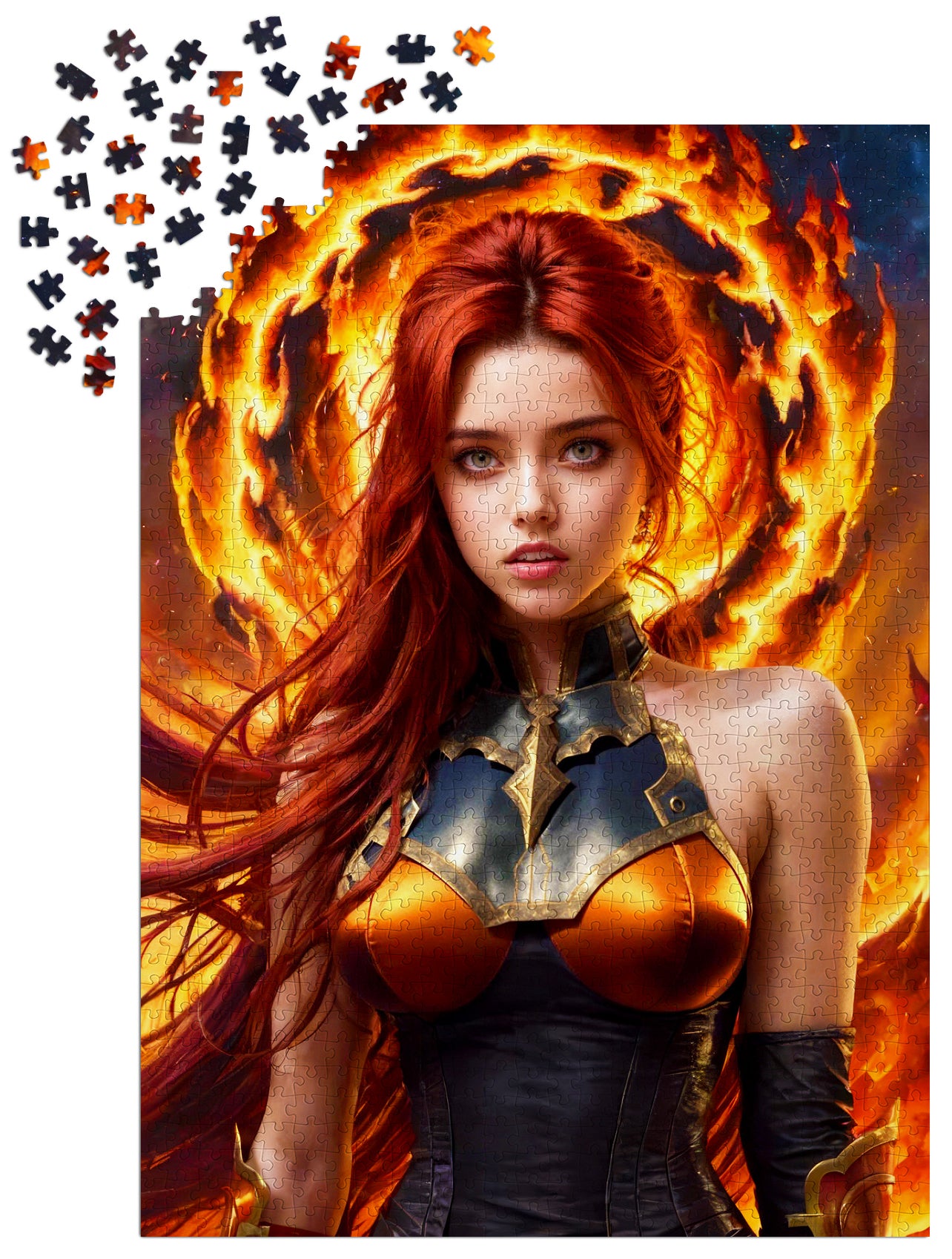 1000 Pieces Jigsaw Puzzle - Fire Element (2174)