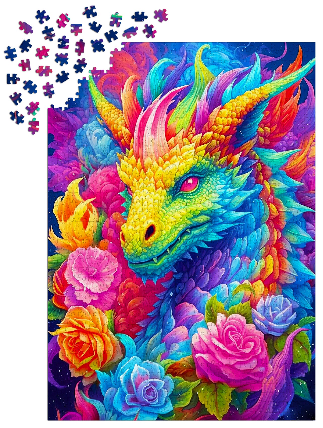 1000 Pieces Jigsaw Puzzle - Dragon (2176)