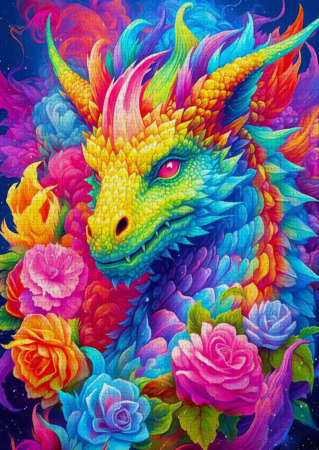 1000 Pieces Jigsaw Puzzle - Dragon (2176)