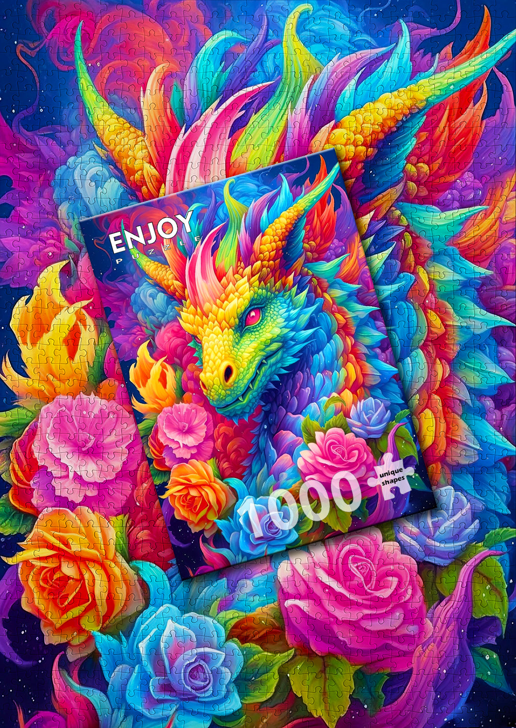 1000 Pieces Jigsaw Puzzle - Dragon (2176)