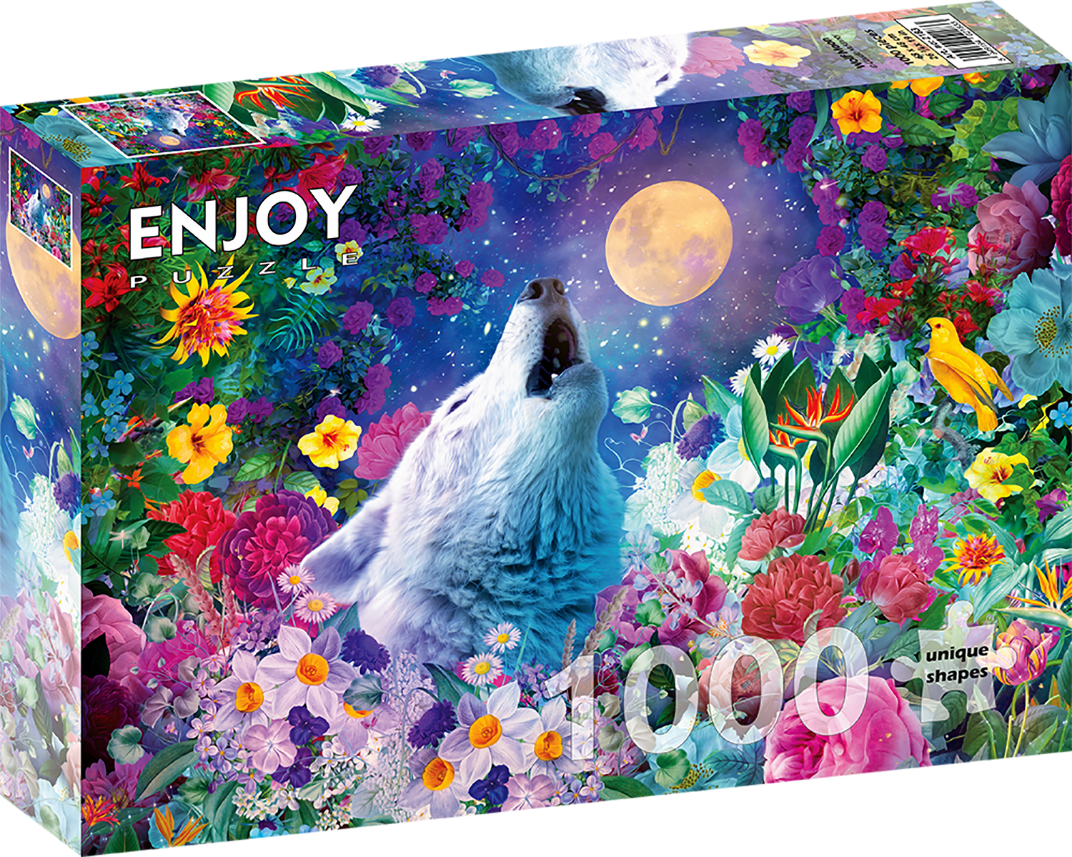 1000 Pieces Jigsaw Puzzle - Wolf Moon (2183)