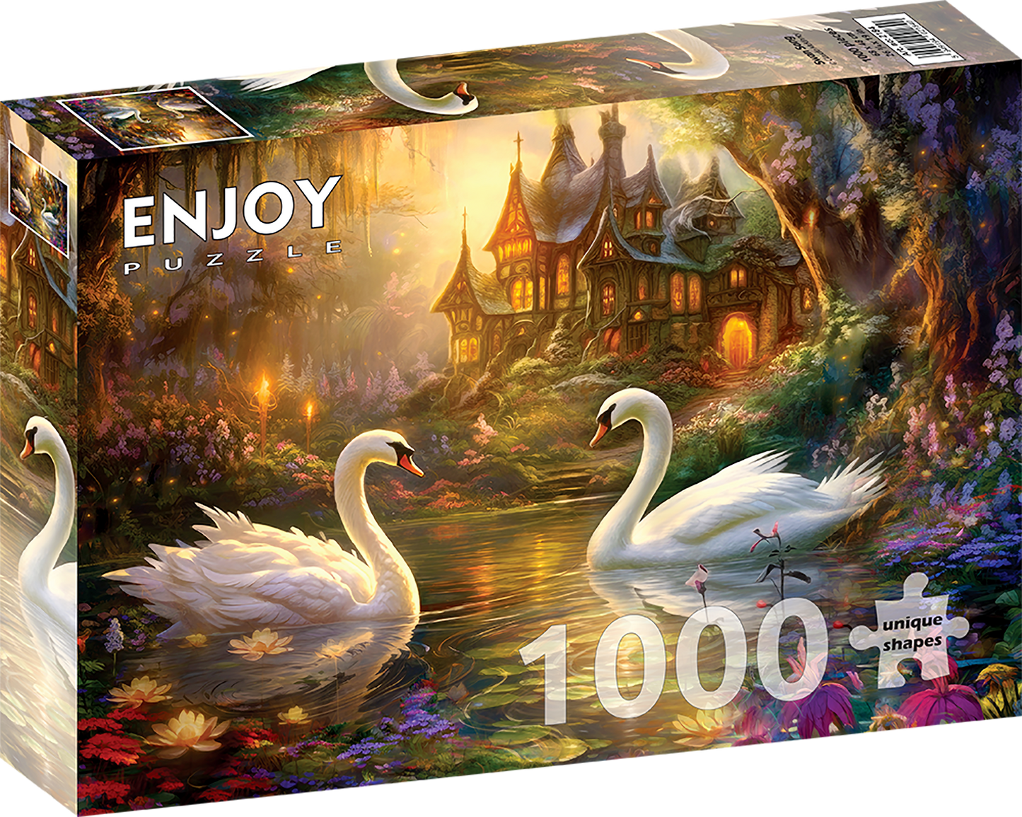 1000 Pieces Jigsaw Puzzle - Swan Song (2184)