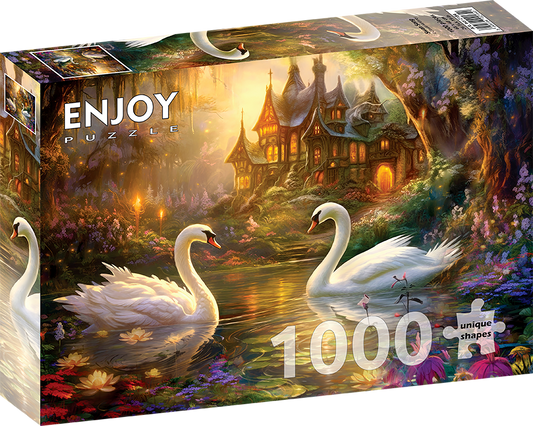 1000 Pieces Jigsaw Puzzle - Swan Song (2184)