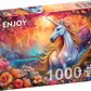 1000 Pieces Jigsaw Puzzle - Enchanted Harmony Unicorn (2185)
