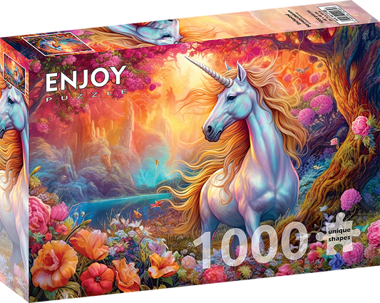 1000 Pieces Jigsaw Puzzle - Enchanted Harmony Unicorn (2185)