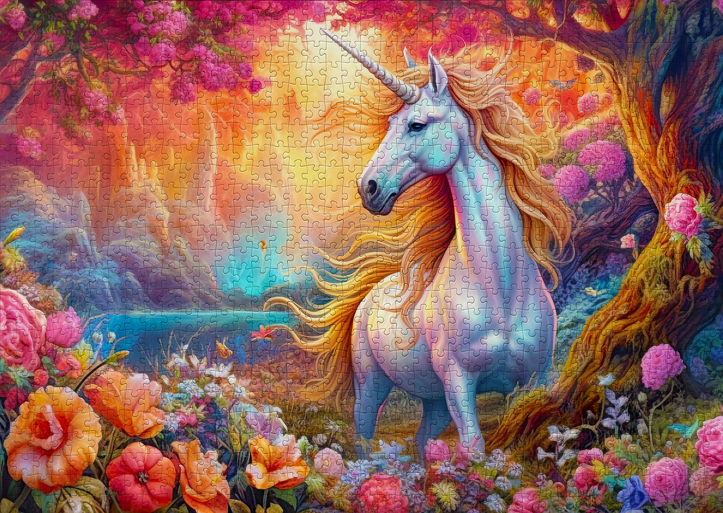 1000 Pieces Jigsaw Puzzle - Enchanted Harmony Unicorn (2185)