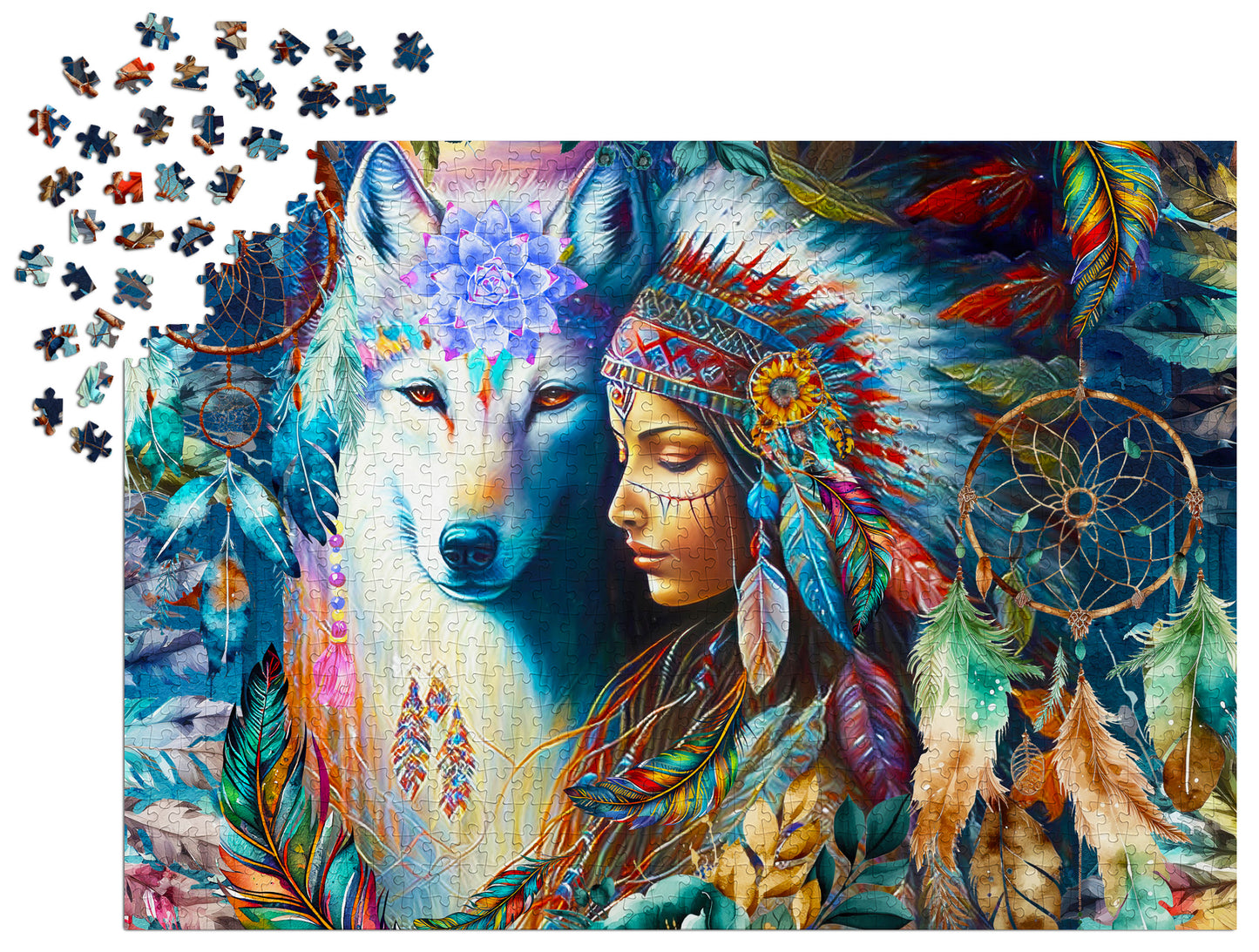 1000 Pieces Jigsaw Puzzle - Native Princess (2187)