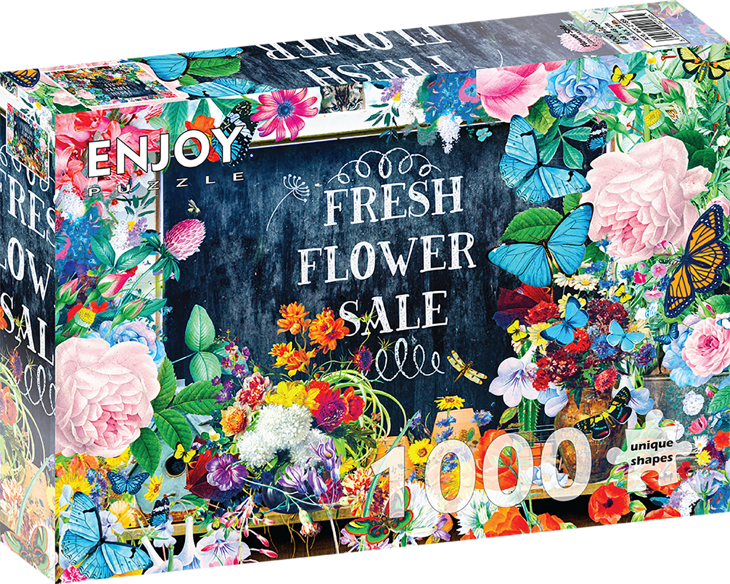 1000 Pieces Jigsaw Puzzle - Flower Sale (2189)