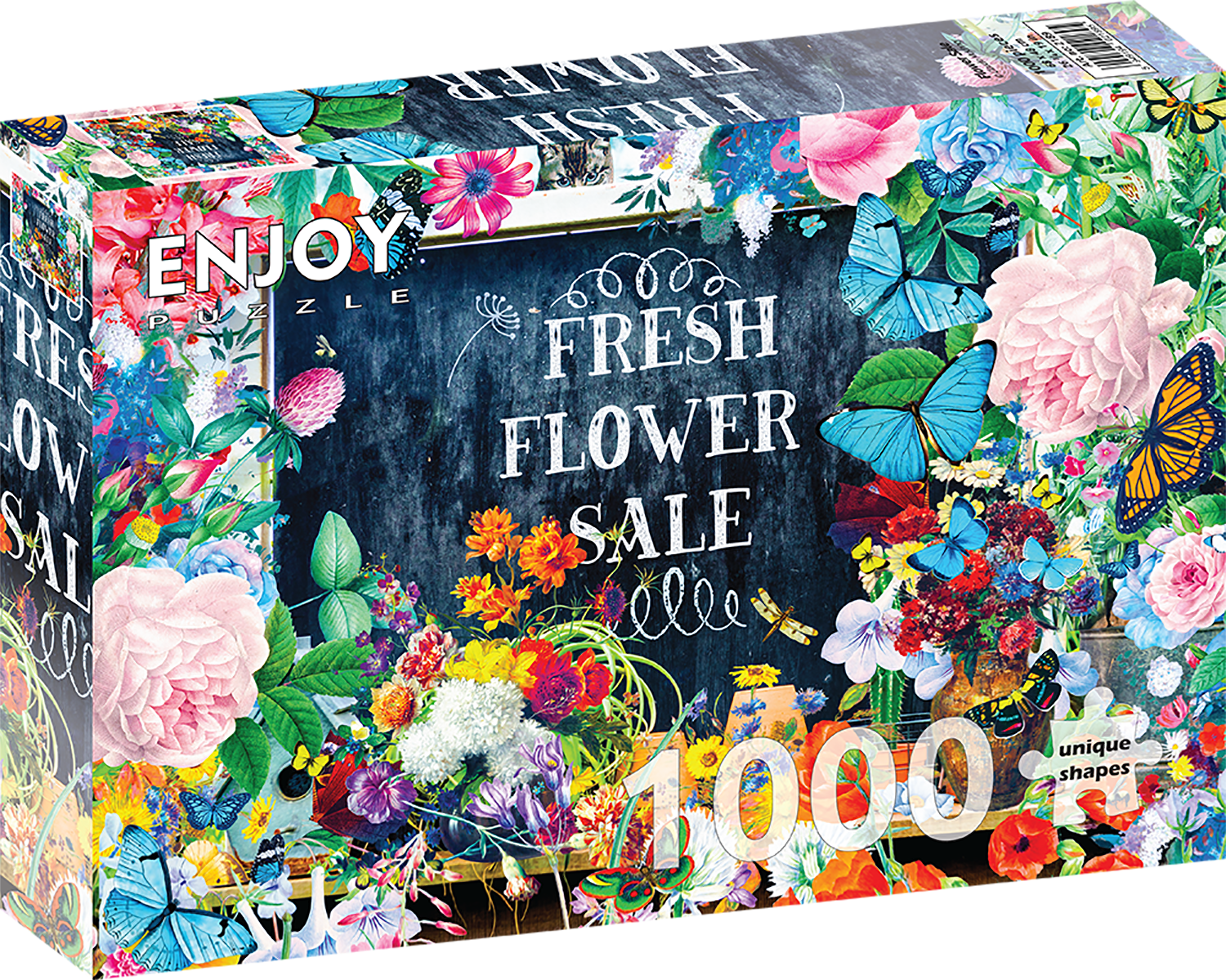 1000 Pieces Jigsaw Puzzle - Flower Sale (2189)