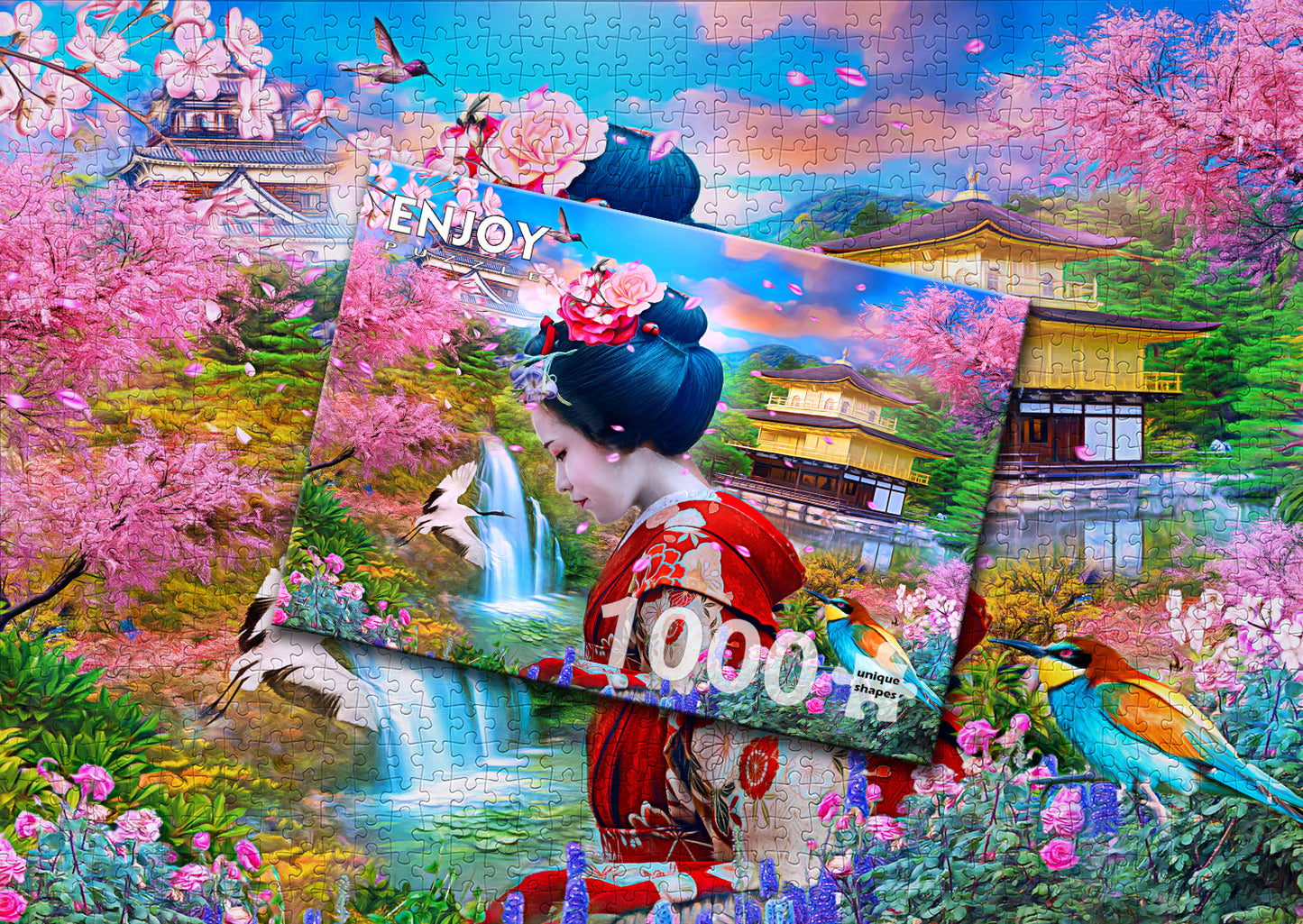 1000 Pieces Jigsaw Puzzle - Geisha Garden (2191)