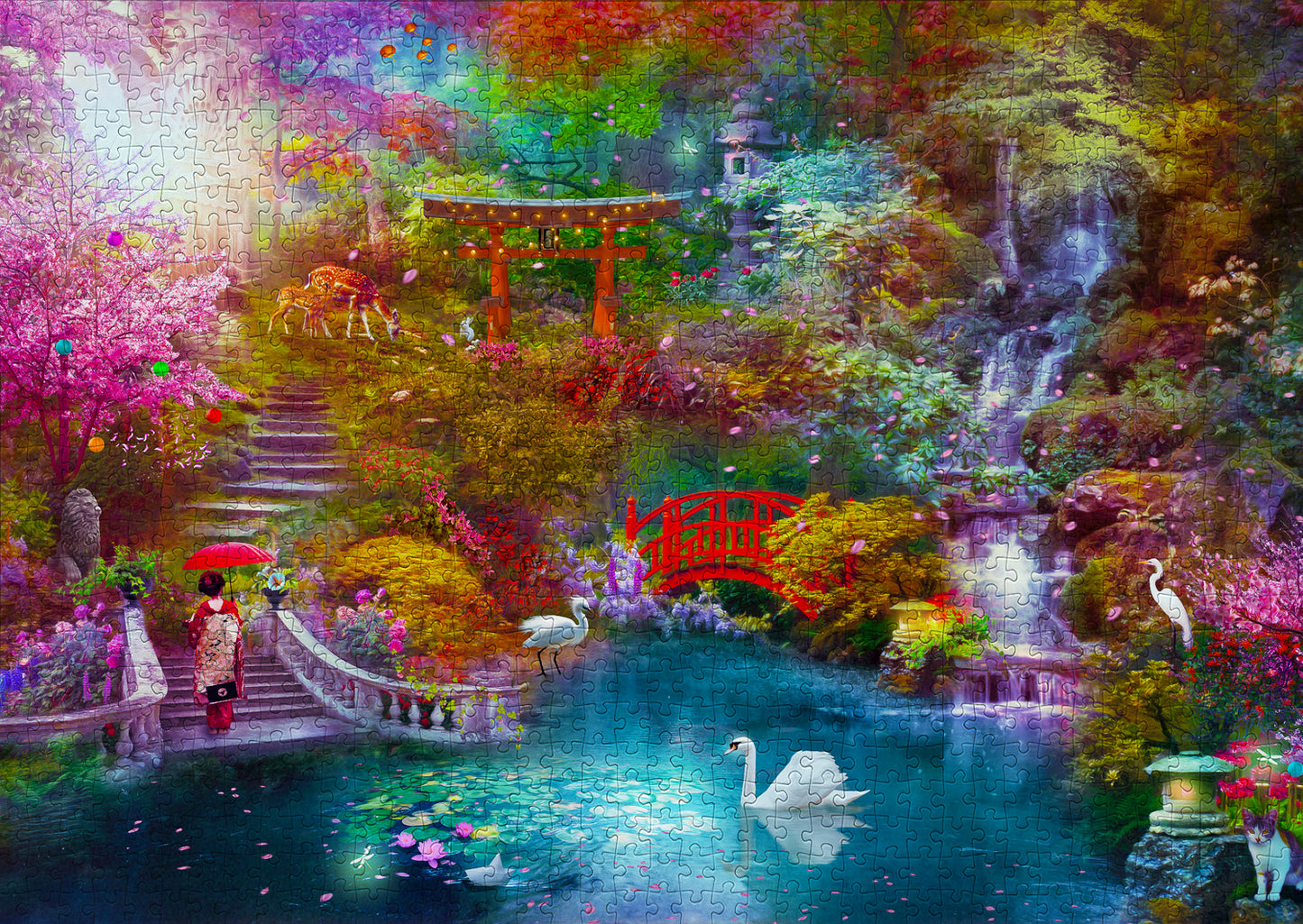 1000 Pieces Jigsaw Puzzle - Japanese Garden (2194)