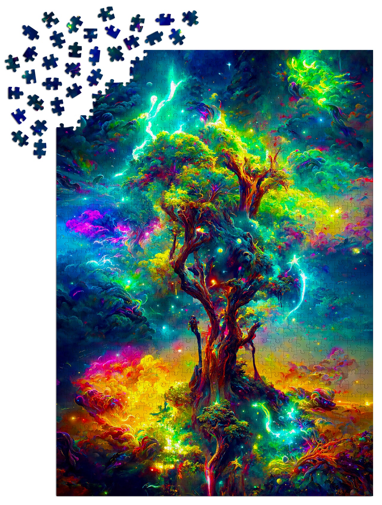 1000 Pieces Jigsaw Puzzle - Cosmic Tree of Life (2197)