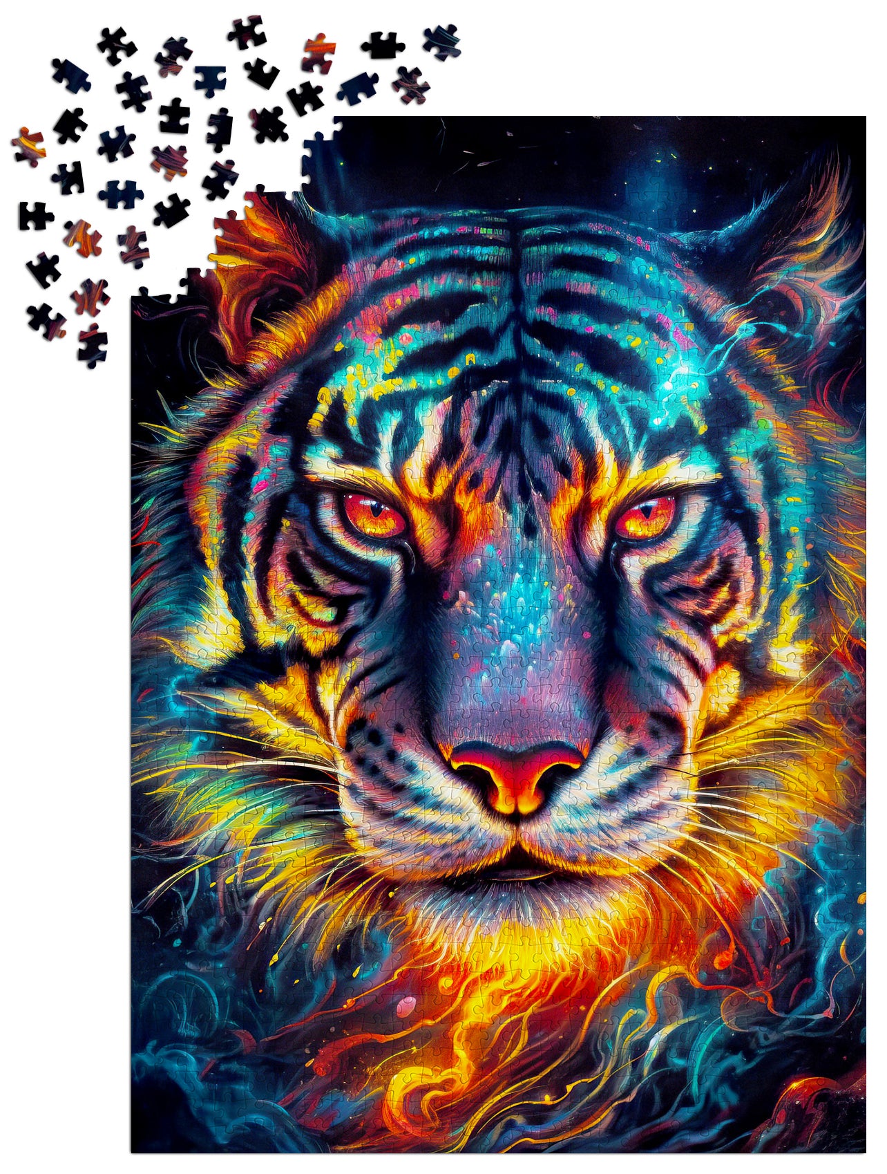 1000 Pieces Jigsaw Puzzle - Tiger Resilience (2203)