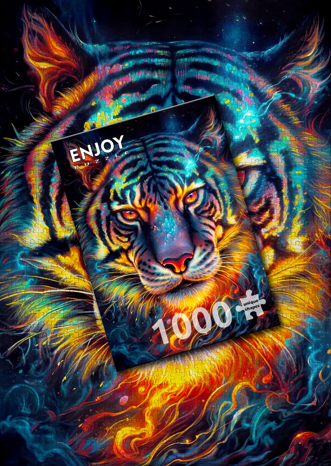 1000 Pieces Jigsaw Puzzle - Tiger Resilience (2203)