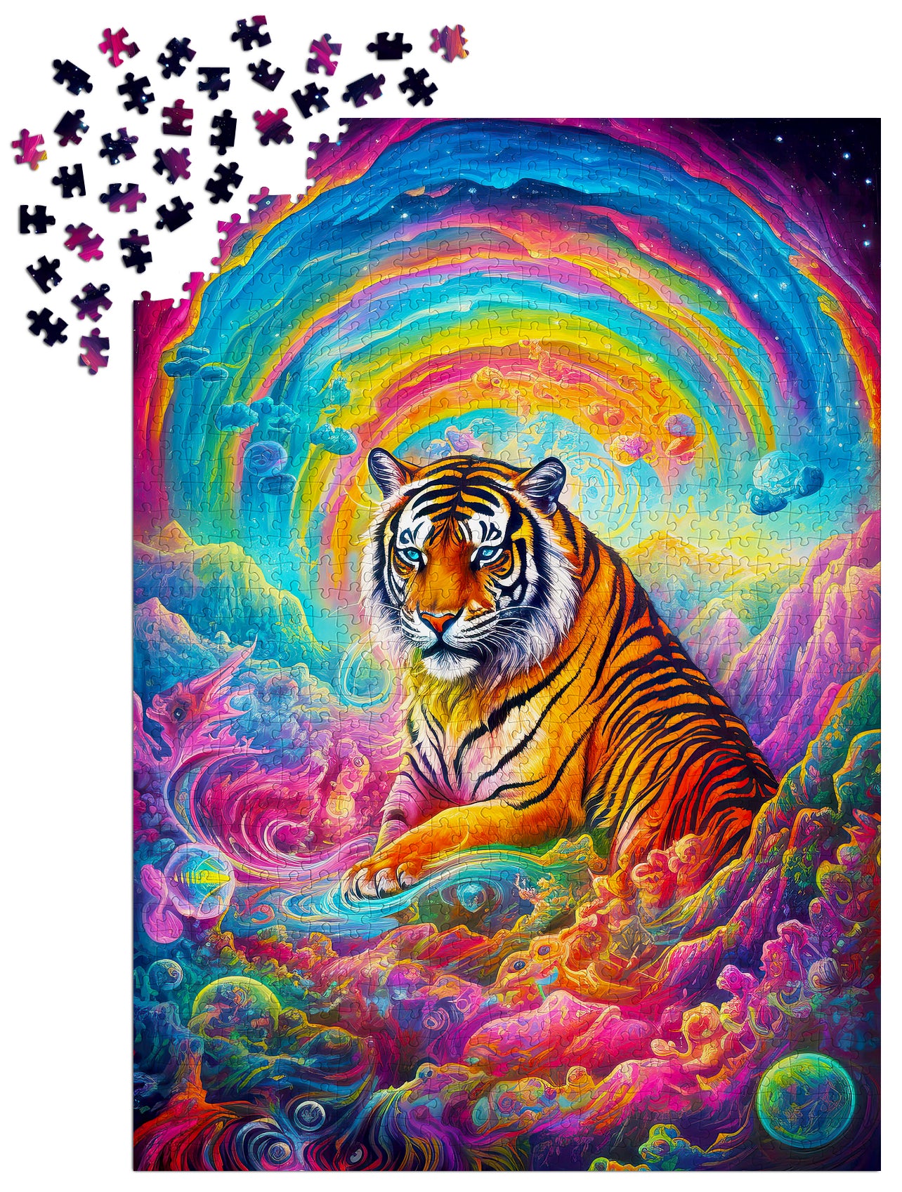 1000 Pieces Jigsaw Puzzle - Where Tigers Reign (2204)