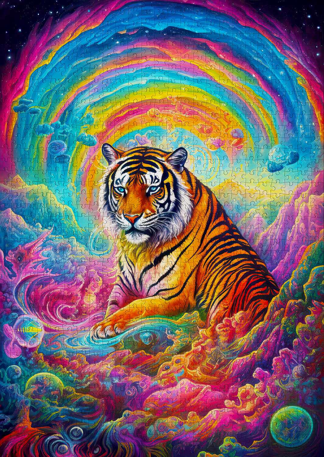 1000 Pieces Jigsaw Puzzle - Where Tigers Reign (2204)