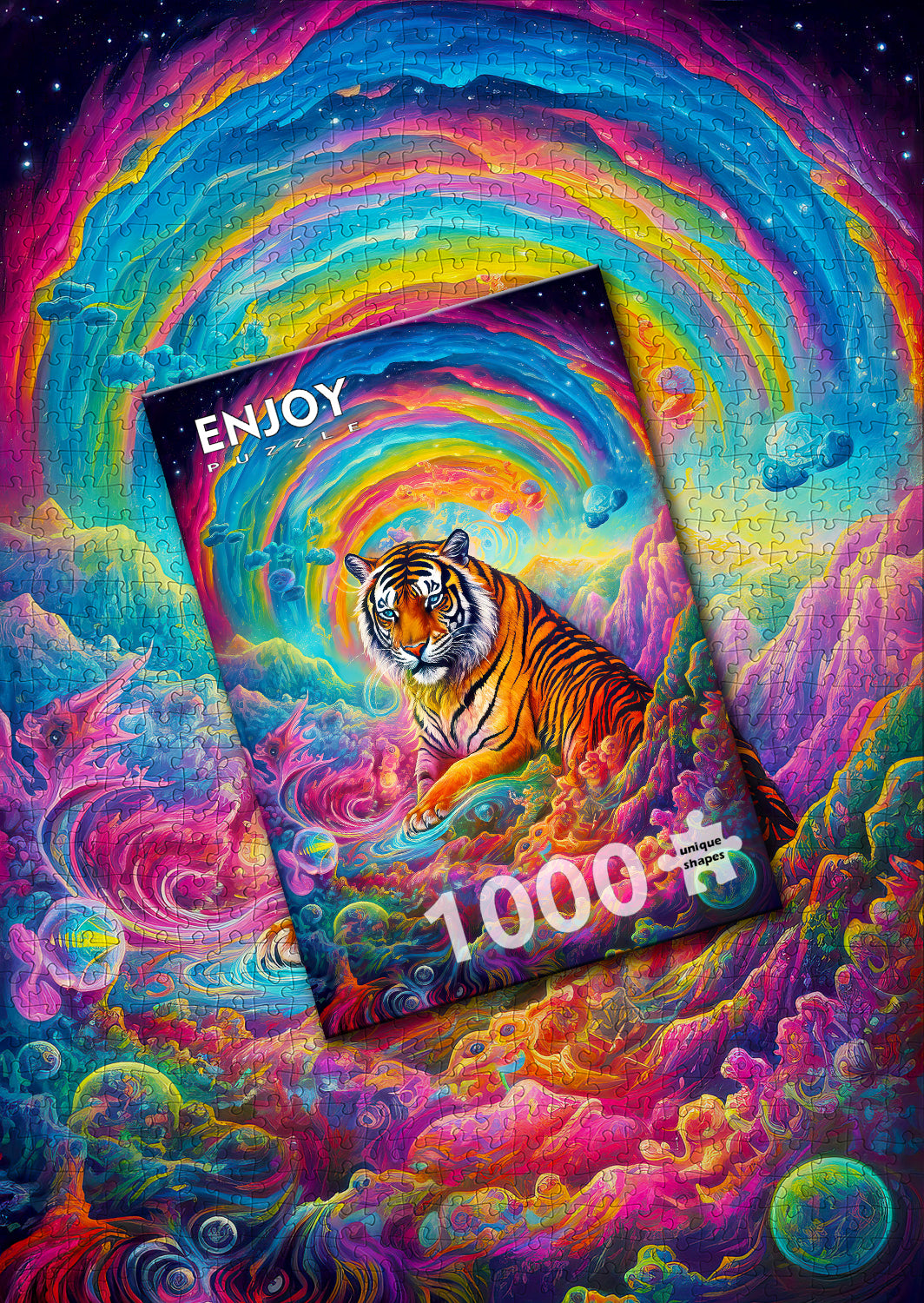 1000 Pieces Jigsaw Puzzle - Where Tigers Reign (2204)