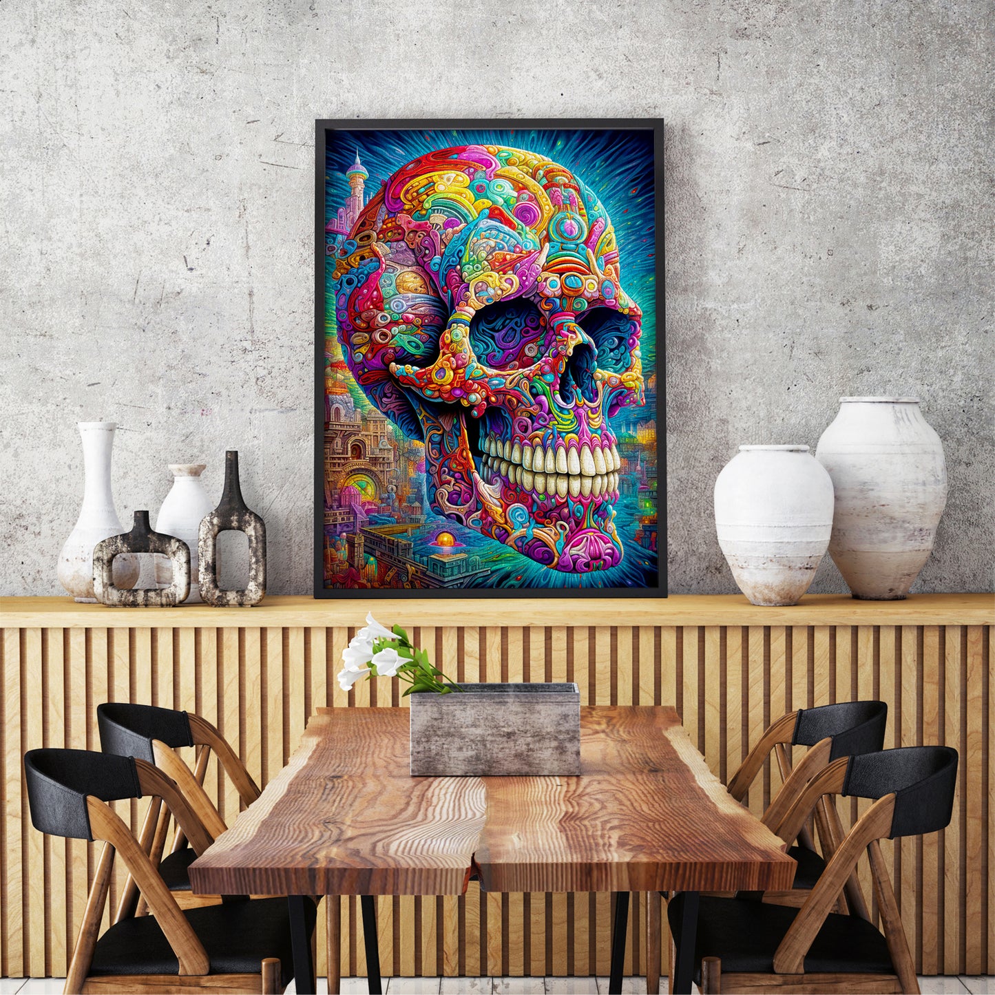 1000 Pieces Jigsaw Puzzle - Quirky Skull (2210)
