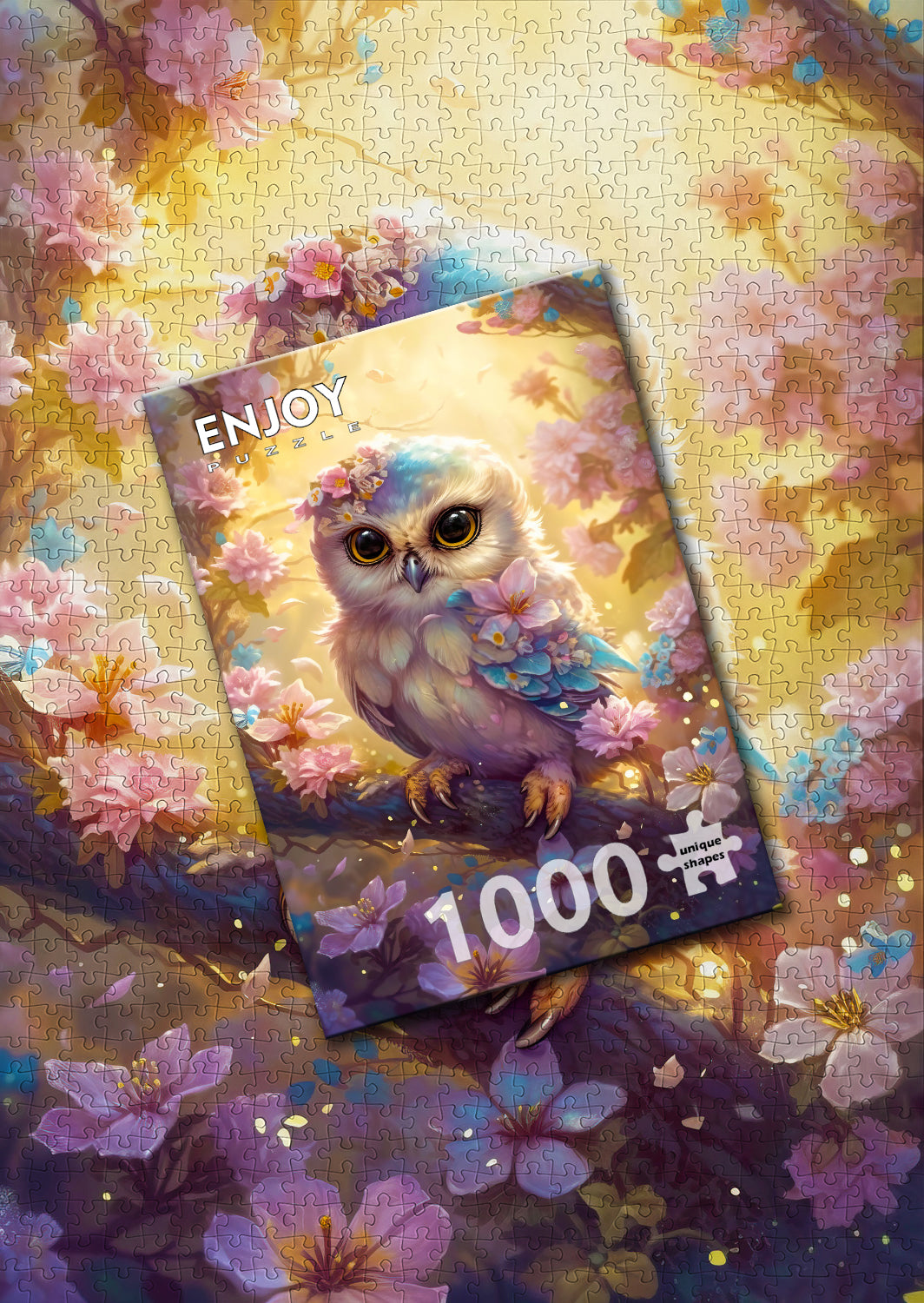 1000 Pieces Jigsaw Puzzle - Gentle Owl (2213)