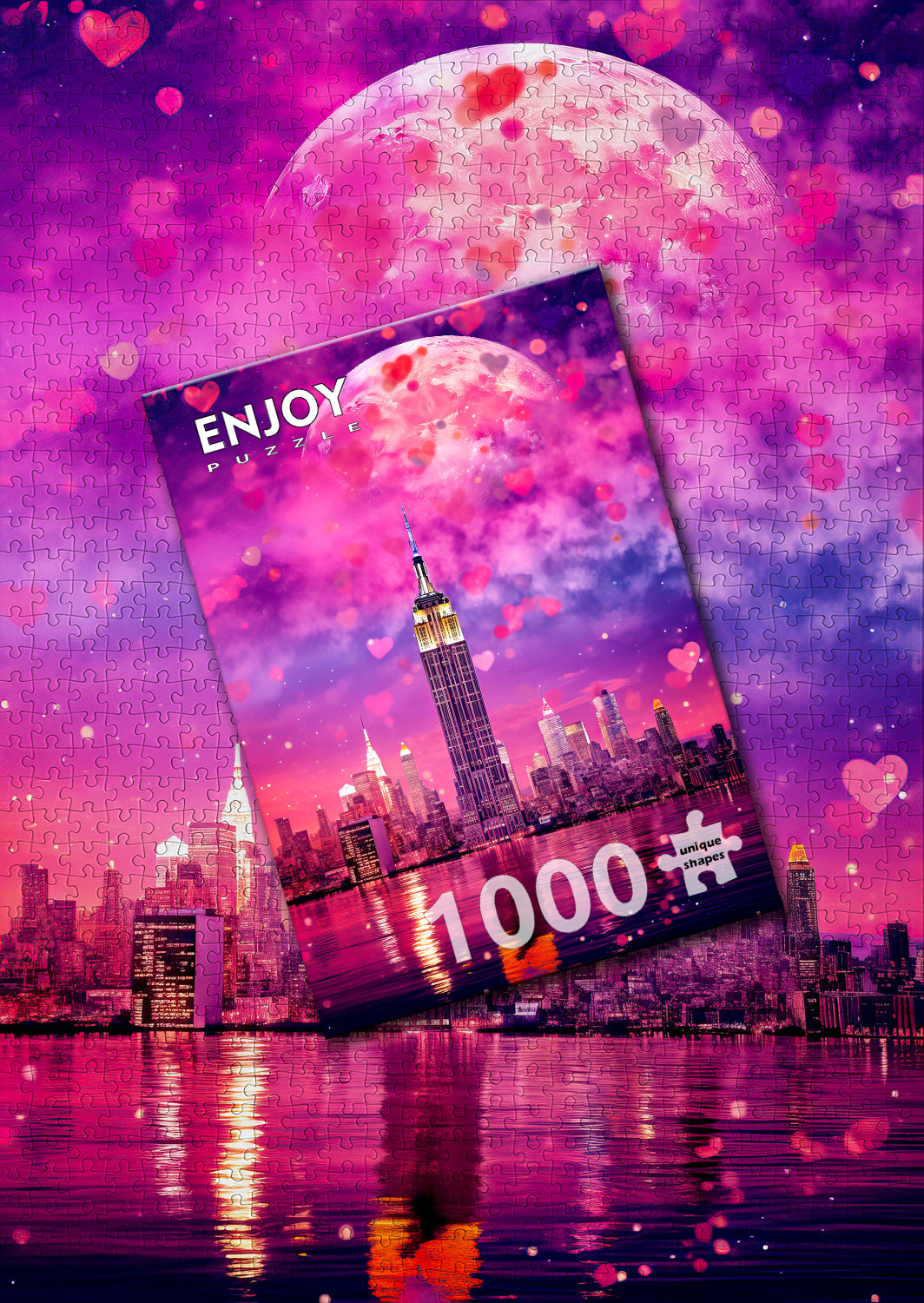 1000 Pieces Jigsaw Puzzle - New York in Love (2214)