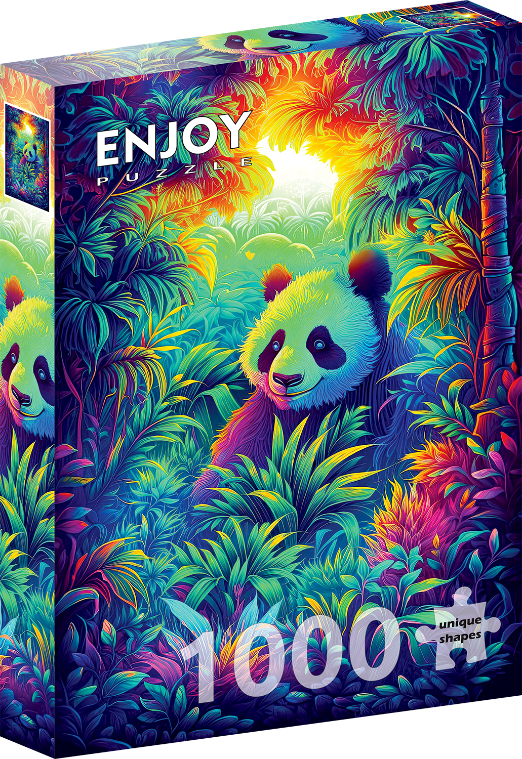 1000 Pieces Jigsaw Puzzle - Panda Corner (2221)