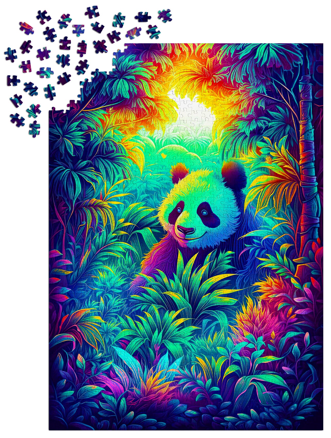 1000 Pieces Jigsaw Puzzle - Panda Corner (2221)